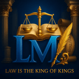 Lawmines Emblem - Law Is The King Of Kings